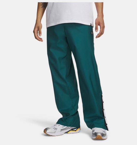 Yeşil Erkek UA Icon Storm Woven Eşofman Altı