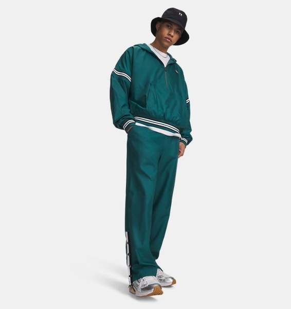 Yeşil Erkek UA Icon Storm Woven Eşofman Altı