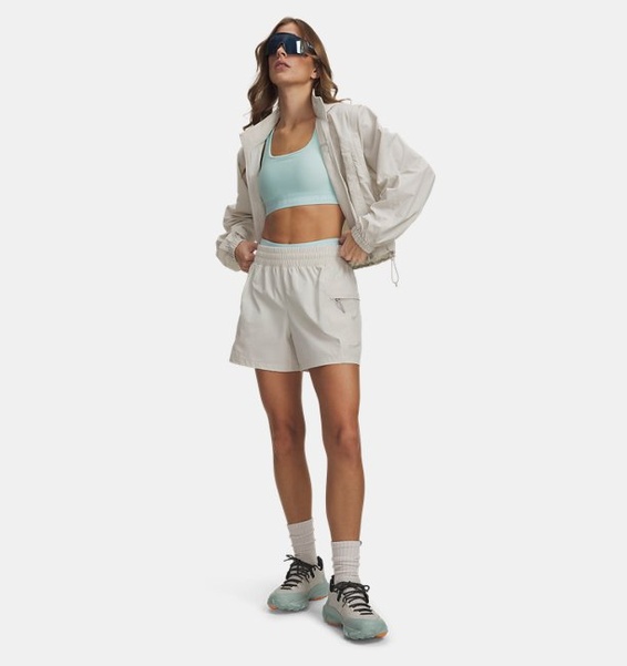 Beyaz Kadın UA Explor Hike Tech Şort