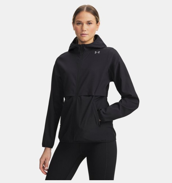 Siyah Kadın UA Velociti Pro Storm Ceket