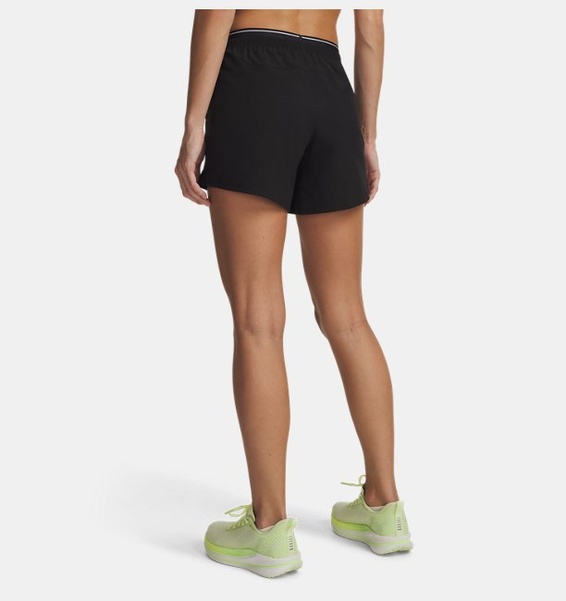 Siyah Kadın UA Vanish Woven 5in Şort