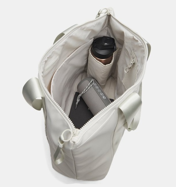 Beyaz Kadın UA Luna Tote Spor Çanta