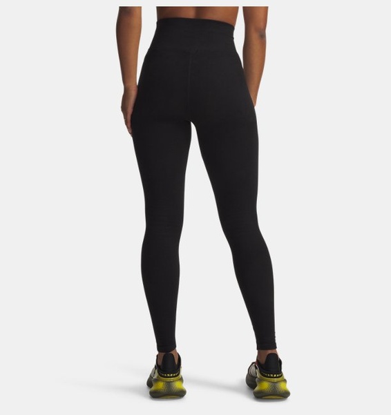 Siyah Kadın UA Seamless Cotton Tayt