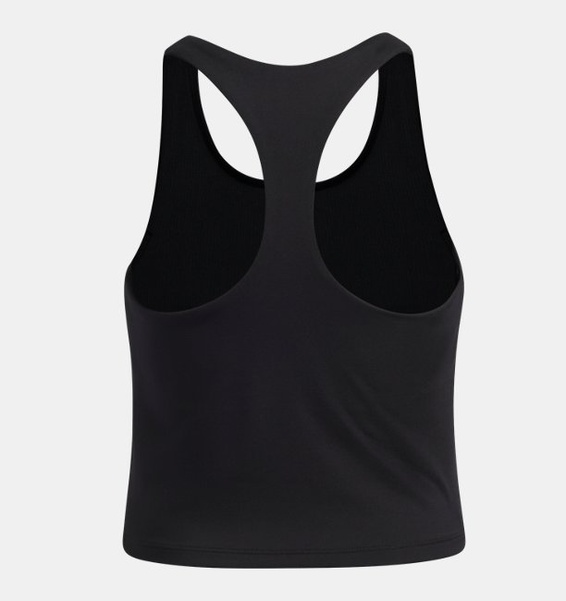 Siyah Kız Çocuk UA Motion Branded Crop Atlet