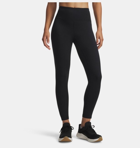 Siyah Kadın UA Motion Mesh Bilekte Tayt