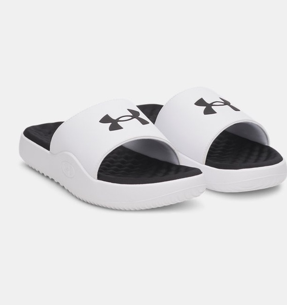 Beyaz Erkek UA Ignite Pro 8 Fix Terlik