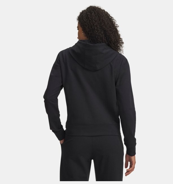 Siyah Kadın UA Sport Terry Fermuarlı Ceket