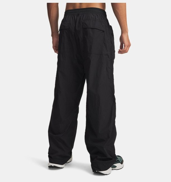 Siyah Erkek UA Hoops Woven Eşofman Altı