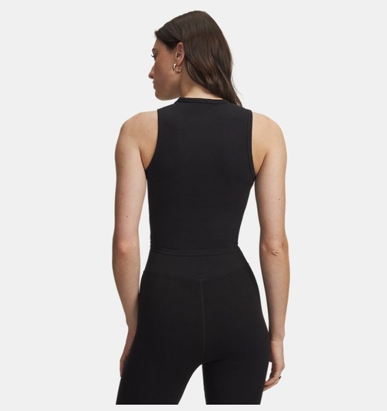 Siyah Kadın UA Seamless Cotton Hand Atlet