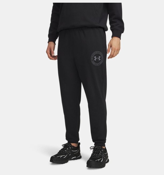 Siyah Erkek UA Rival Lightweight Graphic Eşofman Altı