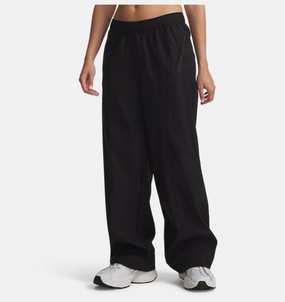 Siyah Kadın UA Unstoppable Woven Eşofman Altı