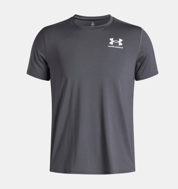 Gri Erkek UA Heatgear Fitted T-shirt