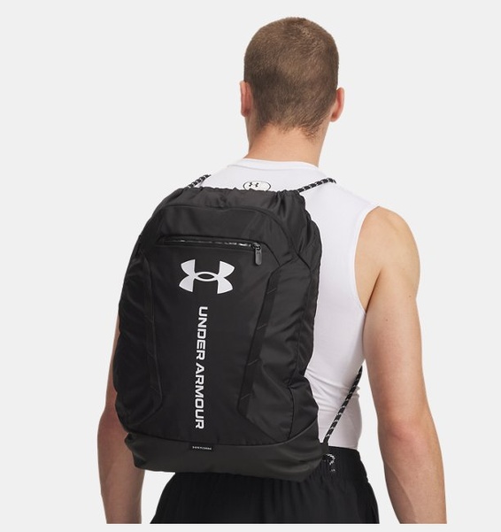 Siyah Unisex UA Hustle Sackpack Sırt Çantası