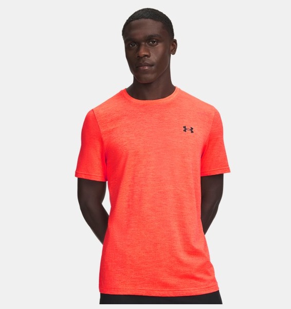 Kırmızı Erkek UA Vanish Elite Seamless Kısa Kollu T-Shirt