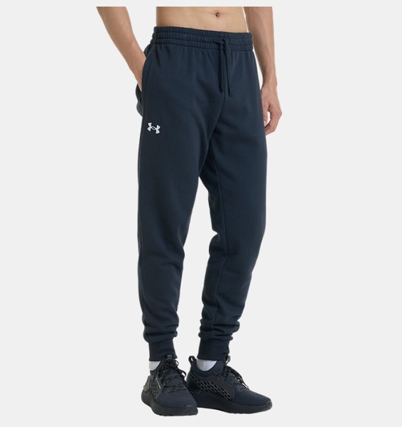 Siyah Erkek UA Rival Fleece Eşofman Altı