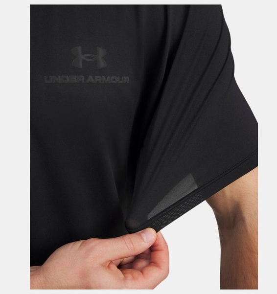 Siyah Erkek UA Vanish Energy Kısa Kollu T-shirt