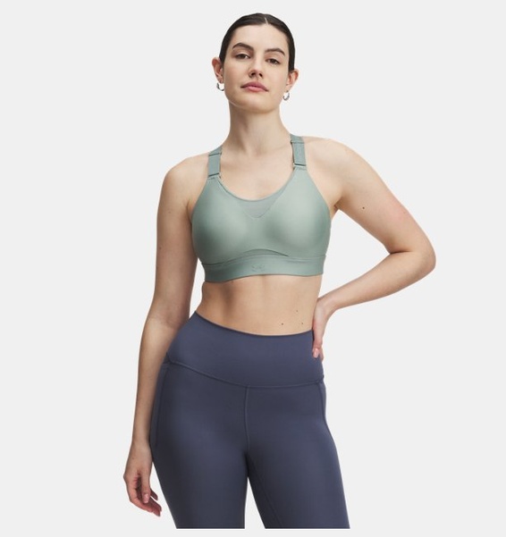 Yeşil Kadın UA Infinity High 2.0 Spor Sütyeni