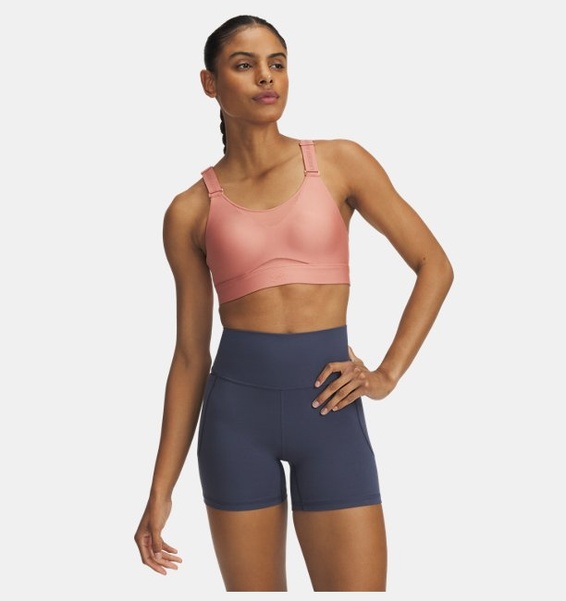 Kiremit Kadın UA Infinity High 2.0 Spor Sütyeni