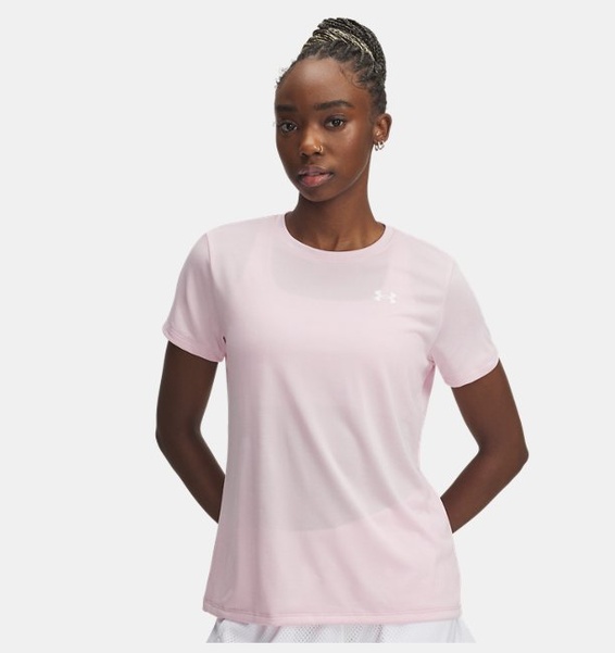 Pembe Kadın UA Tech Solid T-shirt