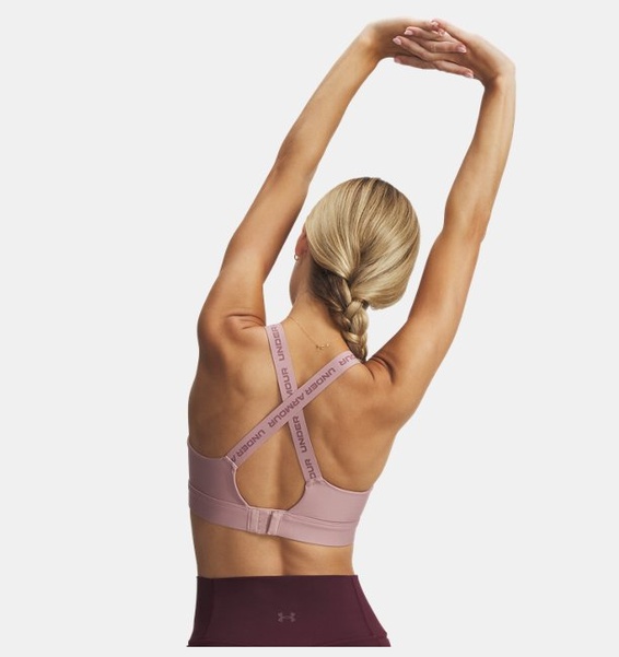 Pembe Kadın UA Infinity High 2.0 Spor Sütyeni