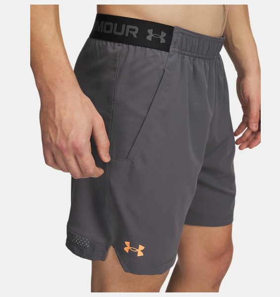Gri Erkek UA Vanish Dokuma 6inch Şort