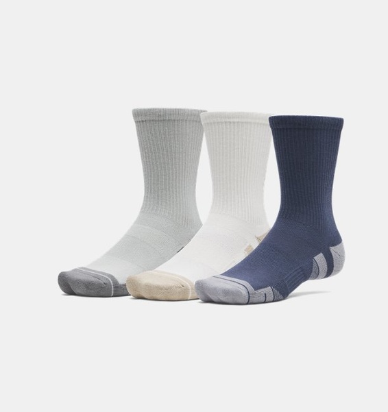 Gri Unisex UA Performance Tech 3’lü Paket Crew Çorap