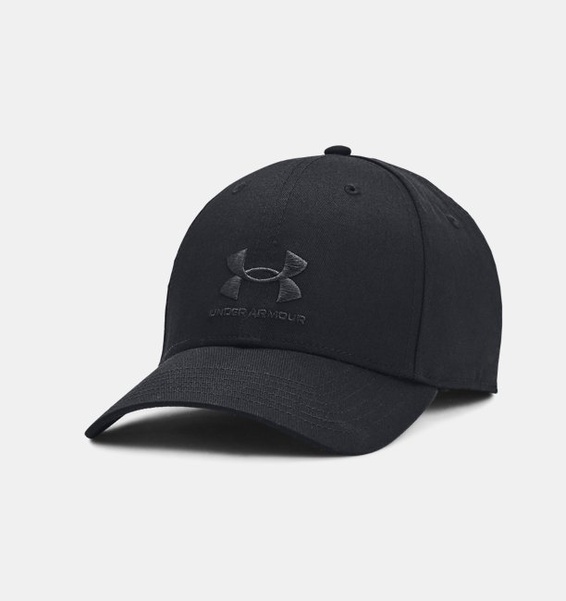 Siyah Erkek UA Sportstyle Kilitlenen Ayarlanabilir Şapka