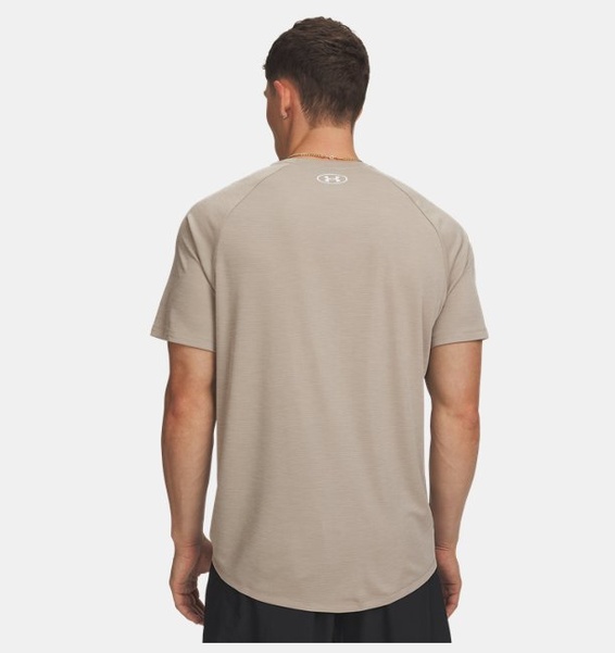 Vizon Erkek UA Tech Textured Kısa Kollu T-shirt