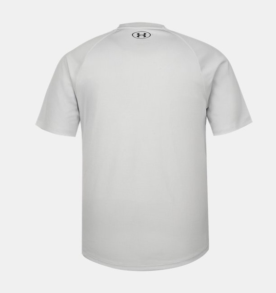 Gri Erkek UA Tech Textured Kısa Kollu T-shirt