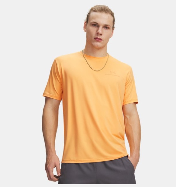 Turuncu Erkek UA Vanish Energy Kısa Kollu T-shirt