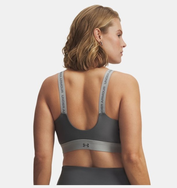 Yeşil Kadın UA Infinity High Fermuarlı 2.0 Spor Sütyeni