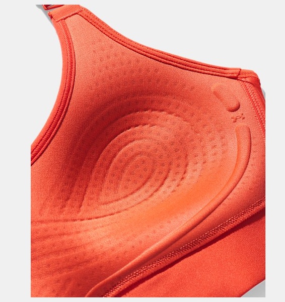 Kırmızı Kadın UA Infinity Mid 2.0 Spor Sütyeni