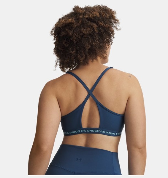 Mavi Kadın UA Crossback Low Spor Sütyeni