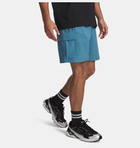Mavi Erkek UA Vibe Dokuma Cargo Şort