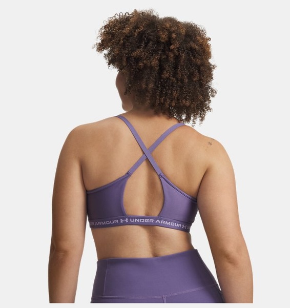 Mor Kadın UA Crossback Low Spor Sütyeni