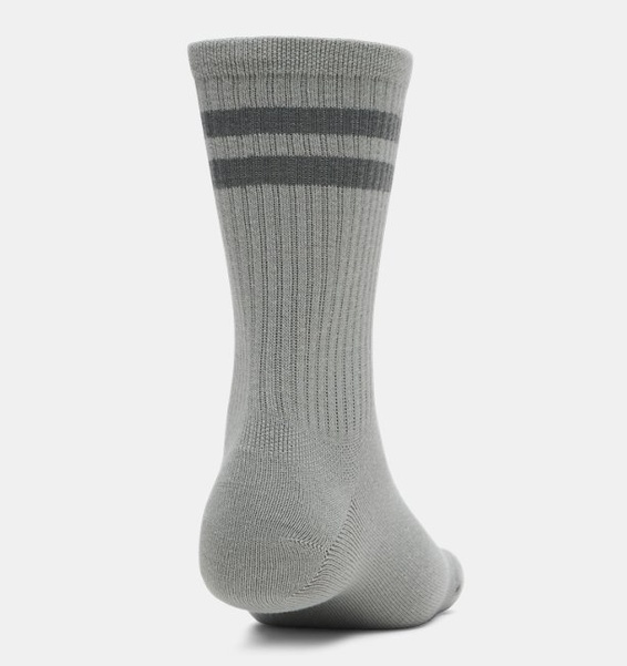 Gri Unisex UA Essential 6'lı Paket Crew Çorap