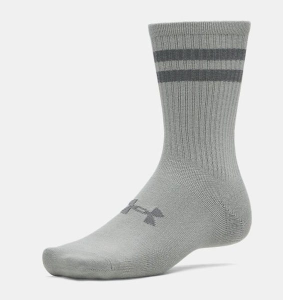 Gri Unisex UA Essential 6'lı Paket Crew Çorap