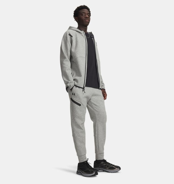 Gri Erkek UA Unstoppable Fleece EU Eşofman Altı