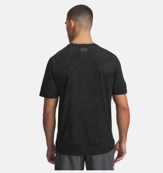 Siyah Erkek UA Tech Vent Kısa Kollu T-Shirt