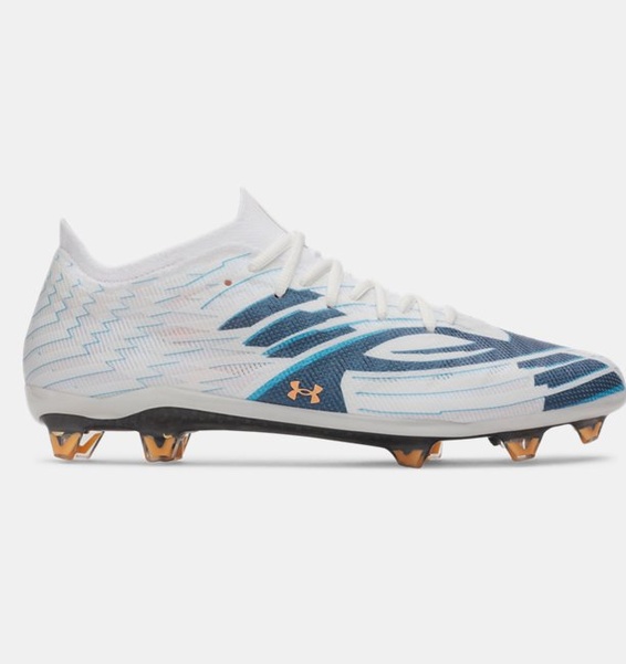 Beyaz Erkek UA Shadow 4 Mach Elite Futbol Ayakkabısı