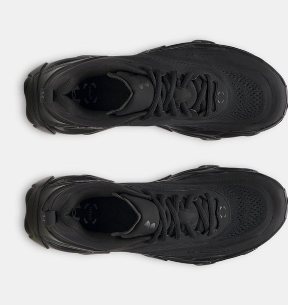 Siyah Erkek UA Halo Racer Koşu Ayakkabısı