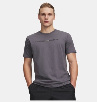 Erkek UA Blur Wordmark Kısa Kollu T-Shirt