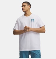 Erkek UA Blur Logo Kısa Kollu T-Shirt