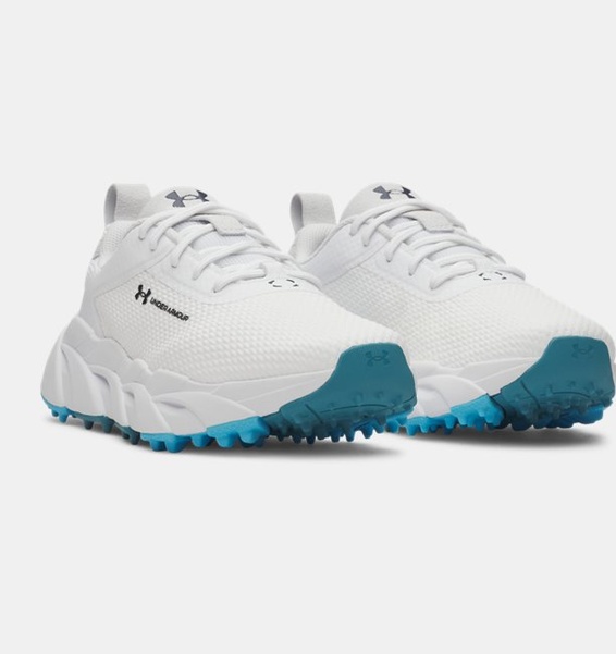 Beyaz Kadın UA Halo Hybrid Golf Ayakkabısı