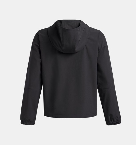 Siyah Çocuk UA Unstoppable Woven Ceket