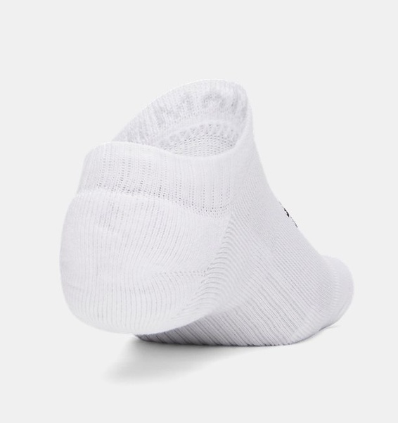 Beyaz Unisex UA Performance Cotton 3'lü Paket Çorap