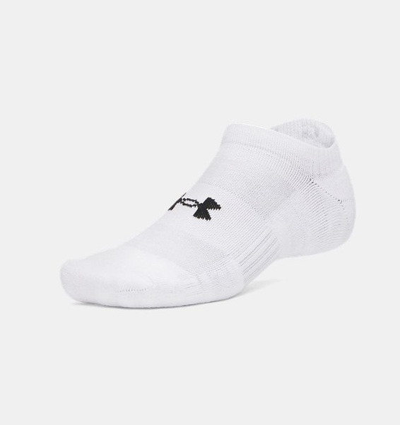 Beyaz Unisex UA Performance Cotton 3'lü Paket Çorap