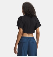 Kadın UA Cropped Script Kısa Kollu T-Shirt