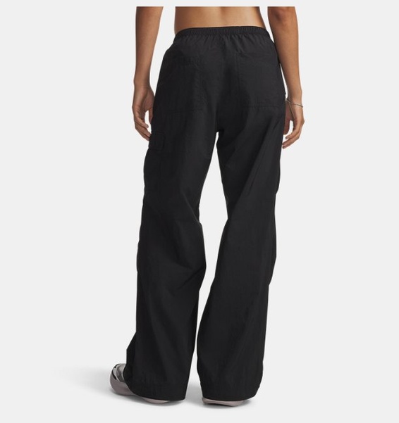 Siyah Kadın UA Unstoppable Woven Utility Eşofman Altı