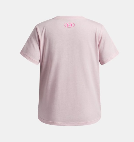 Pembe Kız Çocuk UA Star Logo Lockertag Kısa Kollu T-Shirt